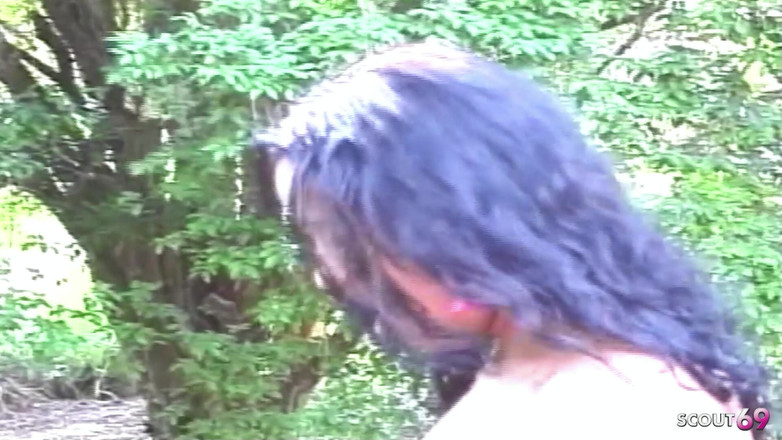 Shemale TS Collection: Латину-транса трахнули анально на улице мужики