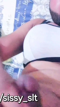 Cum on Own Mouth and Drink It Like a Pure Hungry Bitch Slut