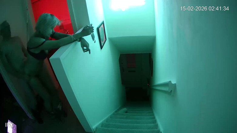 SilverFux: Caught on Security Cam Cheating Woman Flirts and Fucks on...