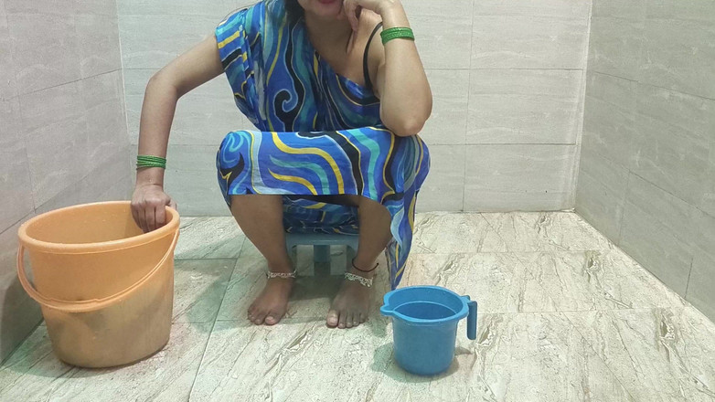 Saarabhabhi6: Stepmom Lets Stepson Fuck Her While Cleaning the Clothes