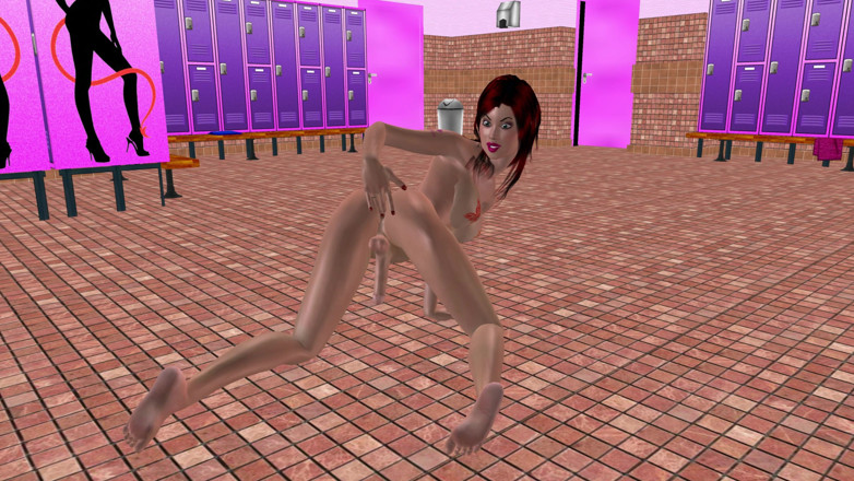 TransLure: Bonita transsexual dedos sua bunda, em seguida, balança pau para...