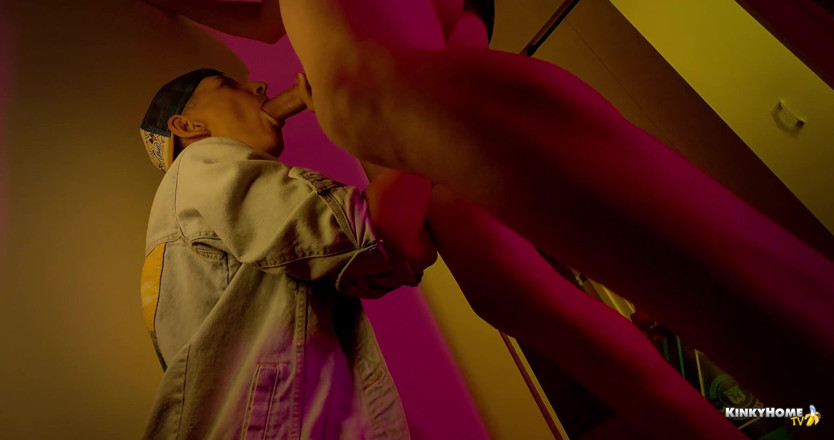 KinkyHome: 4K thrill blowjob at the party