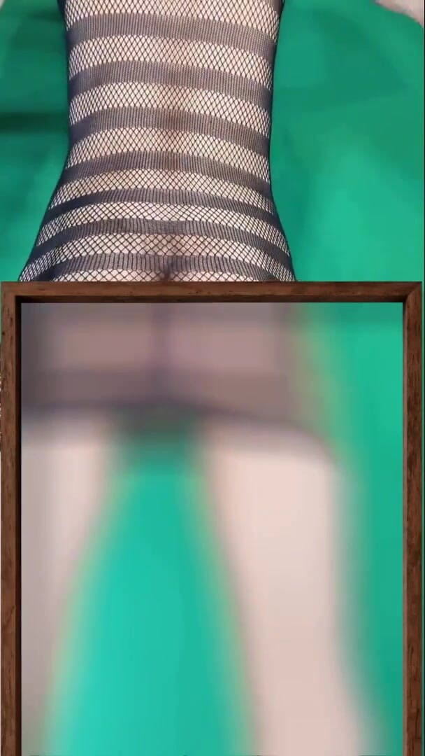 HeIsSooThin: Fishnet Dress with and Without Some Panties