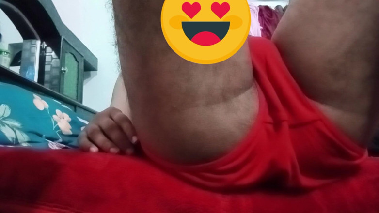 Gaurisissy: Indian Gay Crossdresser Gaurisissy Pressing Her Big Boobs and Fingering...