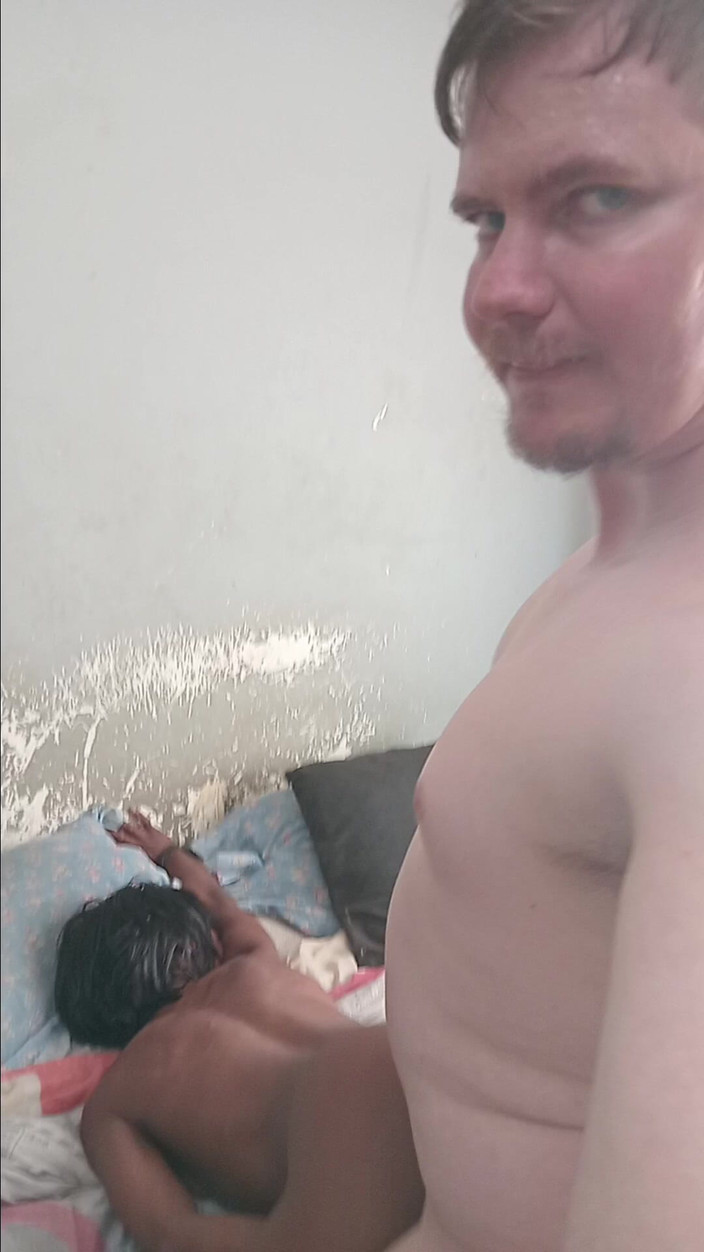 hothouse18xxx: White Old Hunk Mengongkek Awek Hitam Kurus Panas Gaya Doggy &amp;...