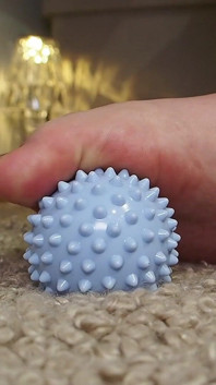 Grace of the Foot: Massage Ball in Action