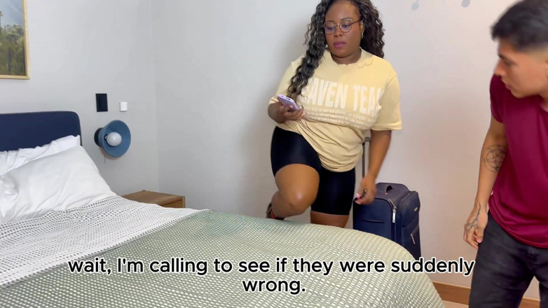 Angel Owenx: Stepmother and Stepsson Share a Bed in a Hotel Room