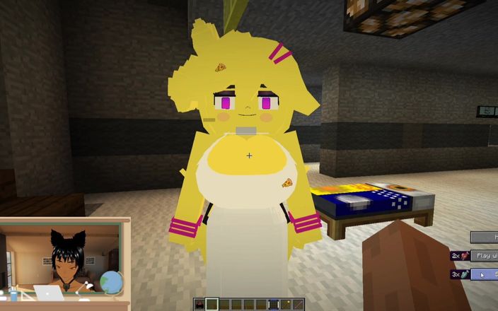 Manor Cookie: Minecraft Fapcraft: видання нічного клубу Fazclaire, я трахаю Чіку, Чику, в пизду і торкаюся її цицьок