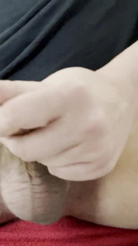 Intense masturbation giga hard cock