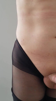 Dani_leg Moment Black Pantyhose Ass