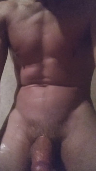 Big Cumshot After Rubbing One Out