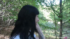 Full porn collection: Velký čůrák uprchlík šuká německou vysokoškolskou teenagerku v lese