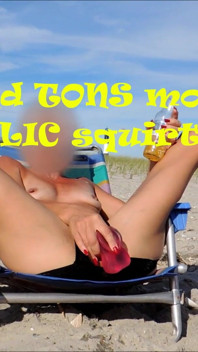 Anteprima Dello Squirt in Spiaggia
