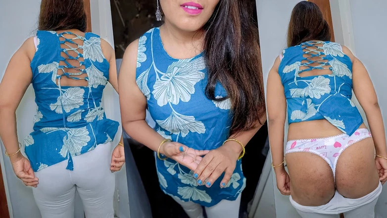 pinki_cute: 18+ Desi Village Big Boobs Stepsister Convinced for Shoot Nude...