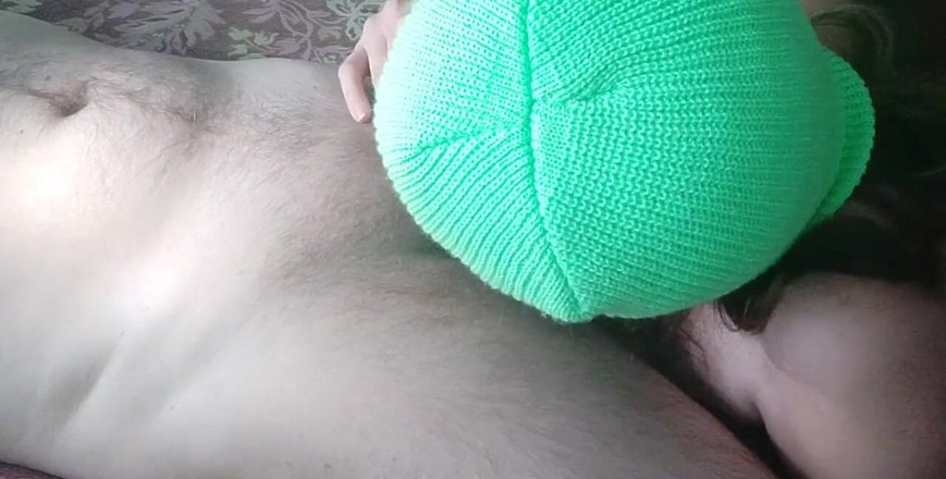 Pussy For Sperm: Hot Blowjob From Neighbor's Young Wife with Ballsucking and Big...