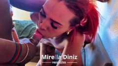 Mirella Diniz: Suruba de negao com eine ruivinha cavala