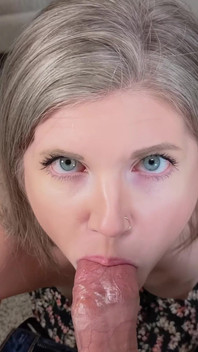 Letting My Boss Fuck My Face and Cum in My Mouth