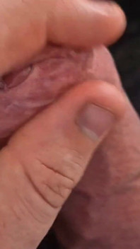 Big Uncut Stepdaddy.. Tight Phimosis Foreskin Play, Precum Flood, and Cumplay