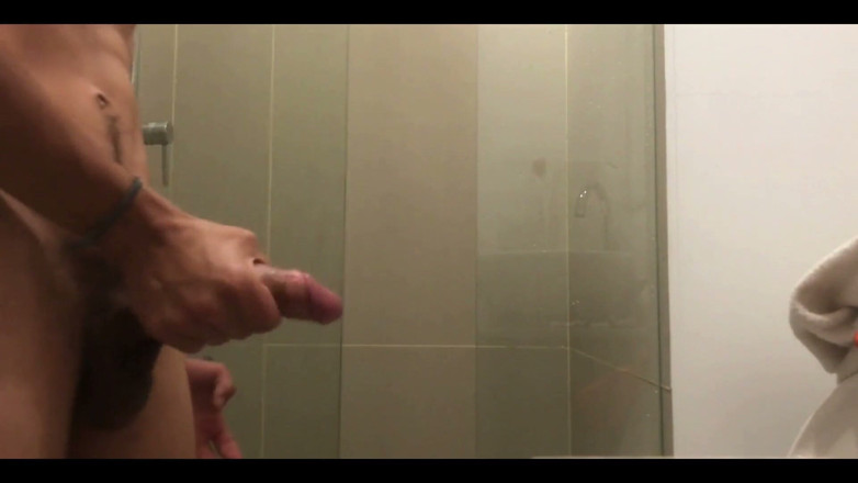 Isak Latin: Beautiful Long Haired Boy Masturbates During a Shower