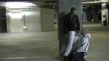 AMATOR PORN MADE IN FRANCE: Fucked by a straight bad boy in parking