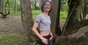 Nauhty transmeisje speelt met zichzelf