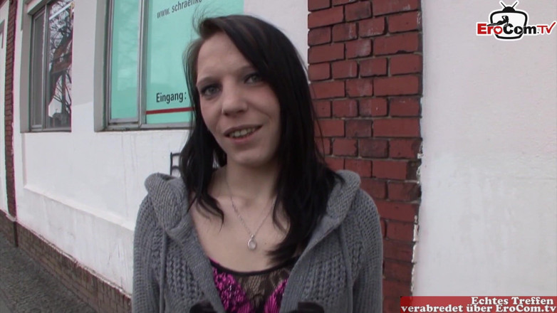 EroCom: Skinny German Milf with Dark Hair and Mint Tits Picked...