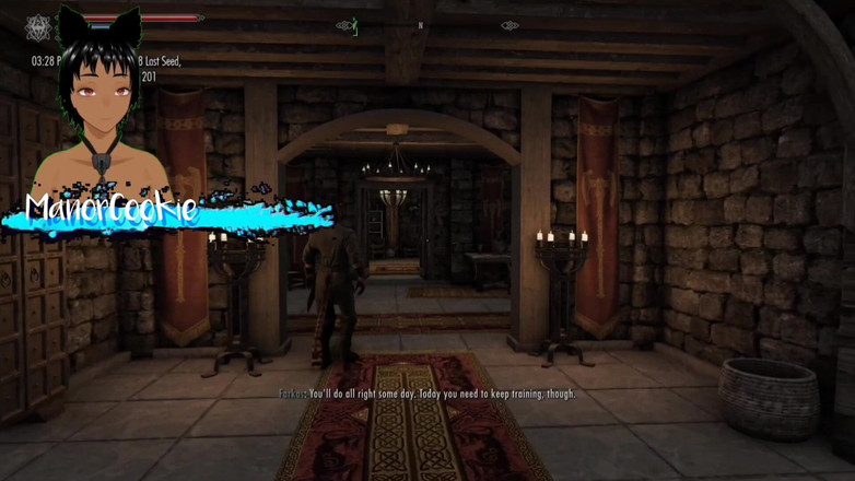 Manor Cookie: Skyrim b और l mod - साथियों के साथ जुड़ने गए और ria और Njada की चुदाई की