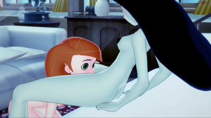 Hentai Smash: Kim Possible eating Sheego's pussy before they scissor - Kim Possible...