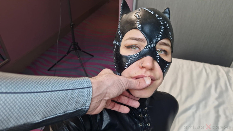 Nylon Xtreme: POV Marigalore Is Catwoman Nylon Sex