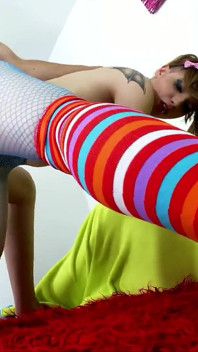 Stepbrother with big cock fucks sexy teen Bluttie at casting