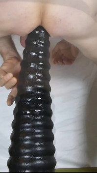First Attempt on My Brand New Xxxl Toy