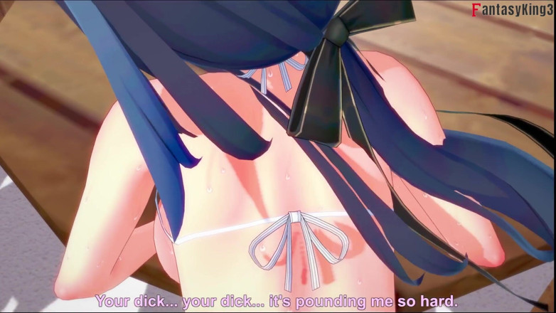 Fantasy king: Clorinde ostro zerżnięta w bikini - Genshin Impact