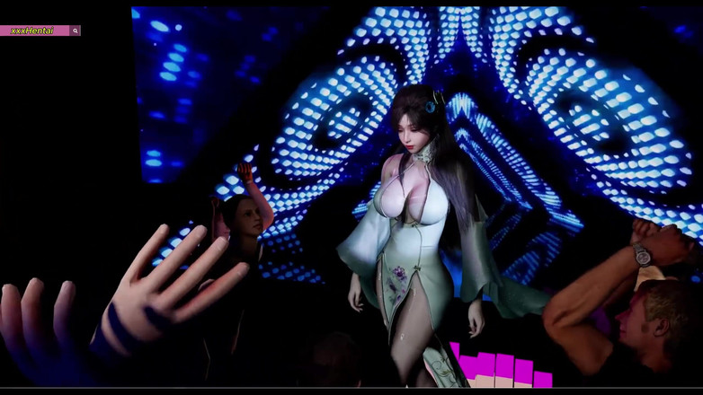 X Hentai: Schöne tänzerin - 3D-animation