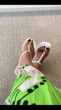 New Black Pedicure