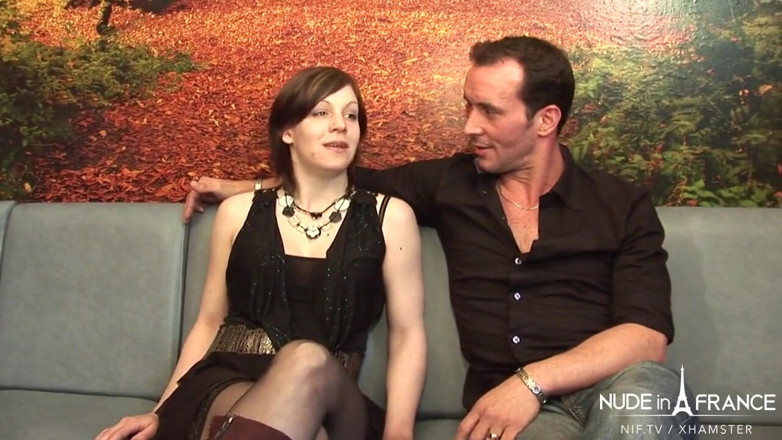 Nude in France: A pretty french slut gets hard double penetrated and facialized...