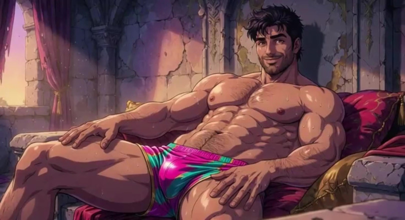 Erotic Man: Animasi audio dan hunk erotik