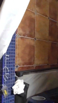 Cuckold humiliation by the hot tub