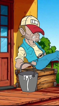 Rednecks Versaute Ehefrau. Cartoon
