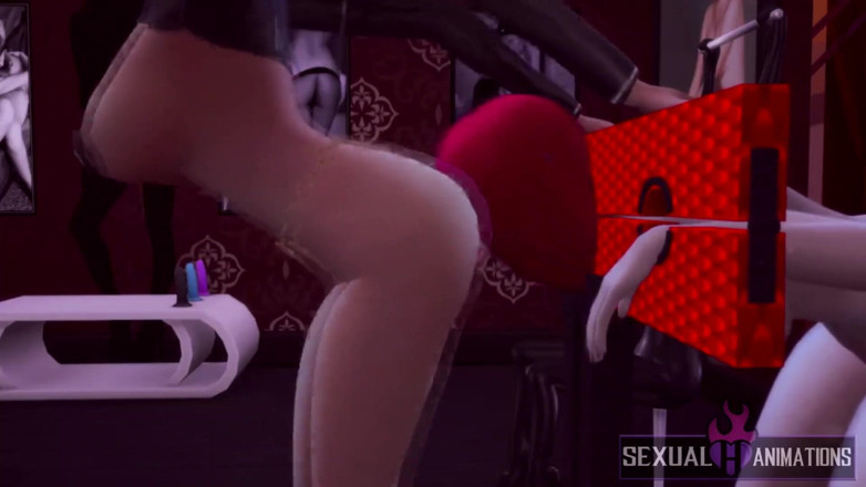 Sexual Hot Animations: Cette pute vampire capturée aime le BDSM lesbien - animations sexuelles...