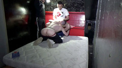 CREAMPIE SESSION IN JOCKSTRAP: Kamera jalang dikongkek tanpa kondom di Jockstrzp oleh badboy