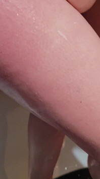 My Chubby Wife with Big Natural Tits Takes a Shower and Shaves Her Legs, Armpits and Pussy