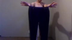 Trying Clothes on Dressing and Undressing - Black Jeggings Part 7 thumbnail