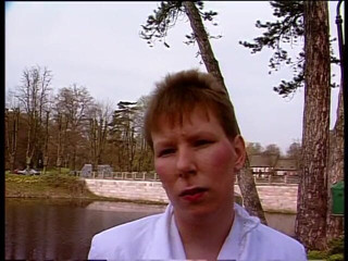 Lucky Cooch: Outdoors interview with short hair brunette