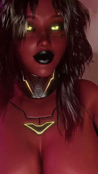 Futanari Succubus penetrează anal o fată în apartamentul ei.