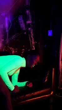 Hot MILF in Neon Body Loves to Fuck in the Dark
