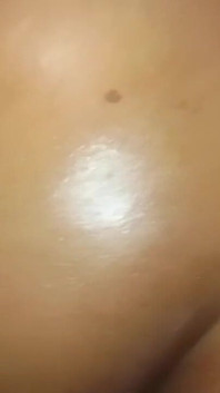 Oily Big Ass Almost Made Him Cum From an Assjob