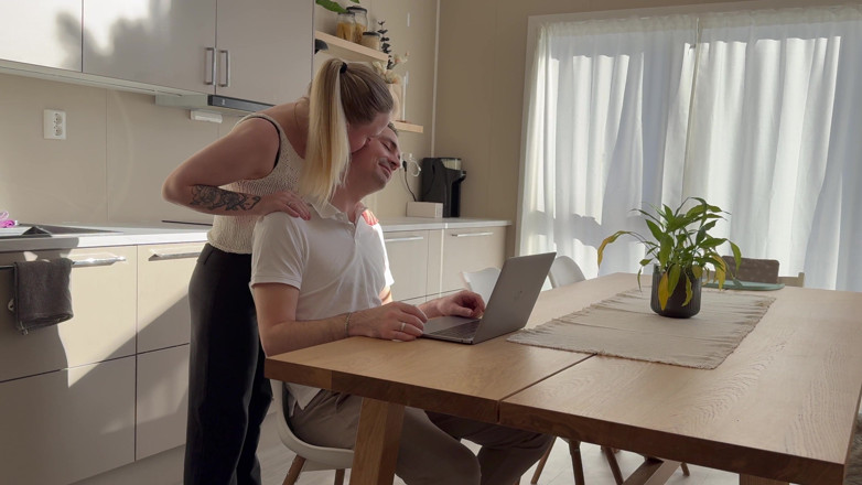 Christian Hearts: Working Guy Gets Lucky When Wife Wants Some Action