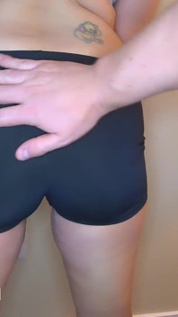 POV Porn E03: Big Tits MILF in Yoga Shorts Fucked Against Wall