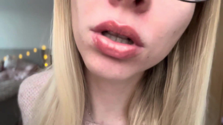 Goddess_Bella_Rae: Ústa zní, žádné mluvící asmr