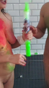 Holi Special Holi with the Bestfriend Saara and Fucks Her in a Nice Way